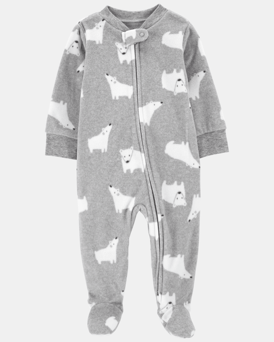 Pijama entero micropolar diseño oso polar
