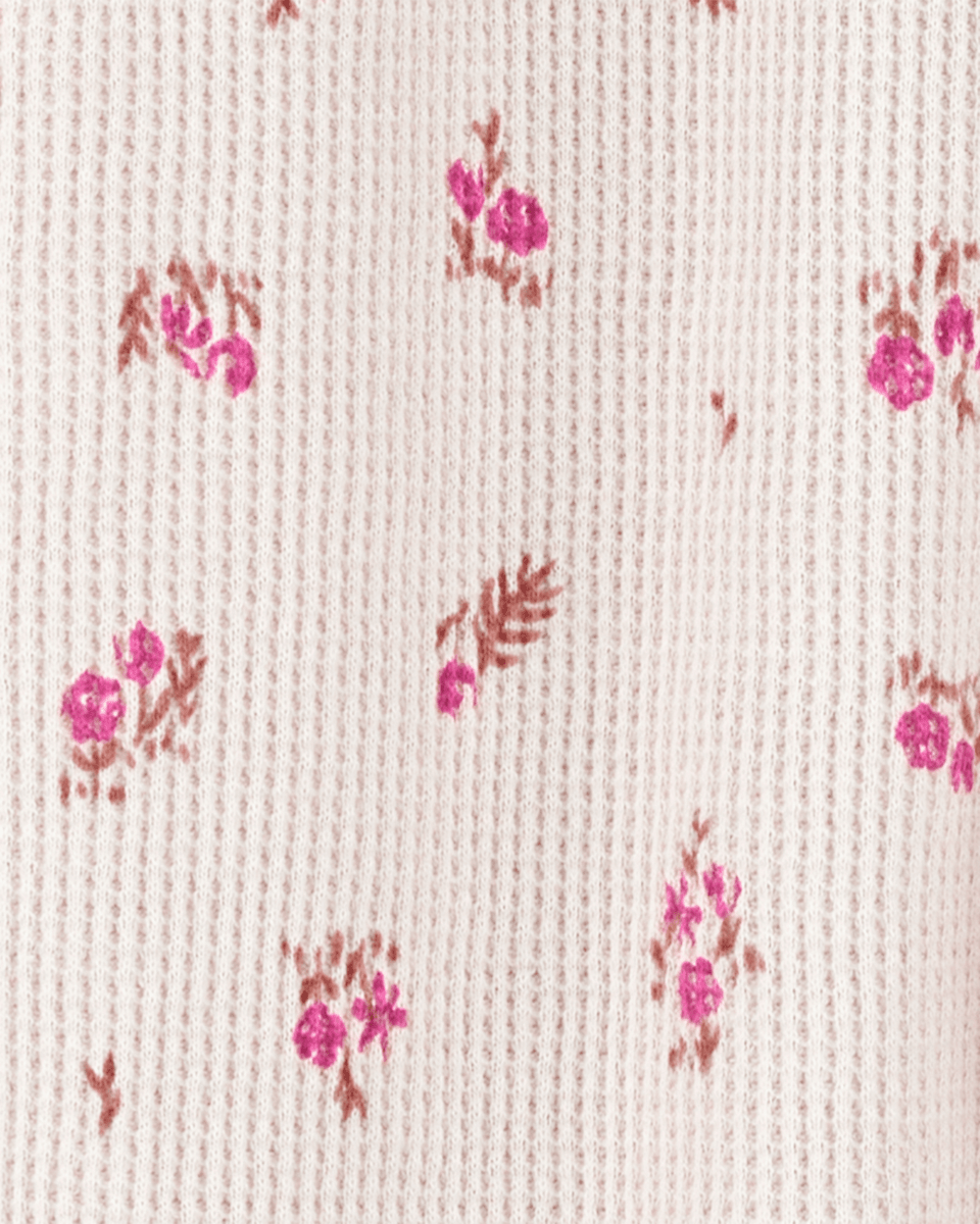 Pijama entero texturizado diseño floral