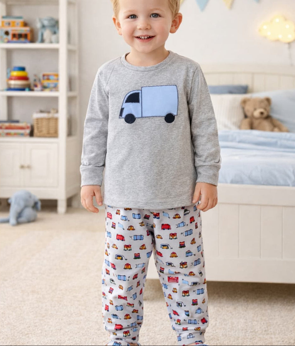 Pijama infantil niño algodón DIVERCHIC camión 525160540