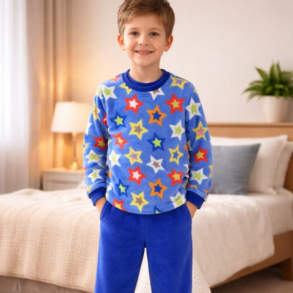 Pijama de mulher Kinanit 525100454 de elastano macio com estampado de coração