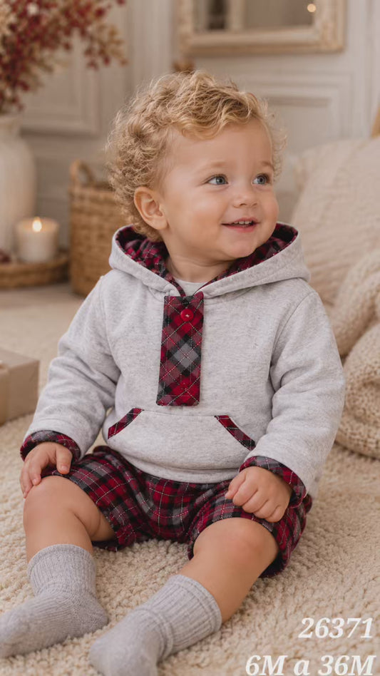 Casaco de Bebé com Gorro e Cuecas Baby Ferr 522125406 (3 a 24 meses)