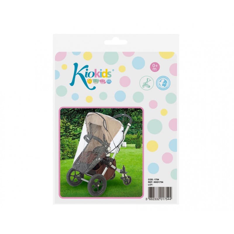 Protector lluvia universal para silla de paseo 100% PVC transparente Kiokids