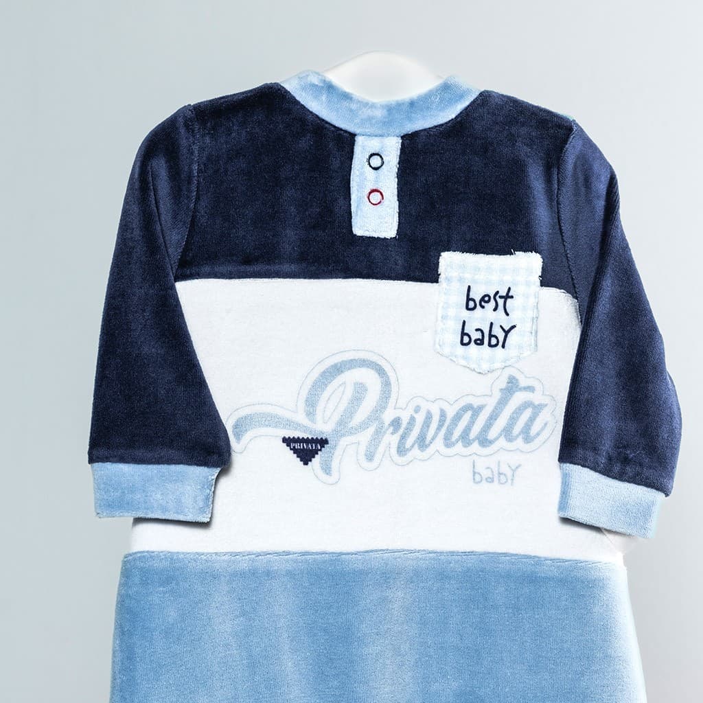 Pelele bebé tundosado manga larga Privata best baby PV25008