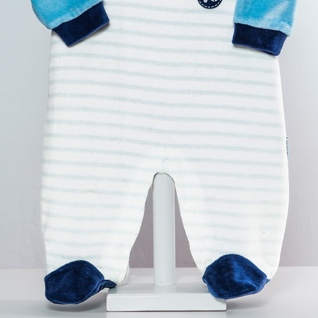 Pelele manga larga bebé tundosado Privata Osito PV25011