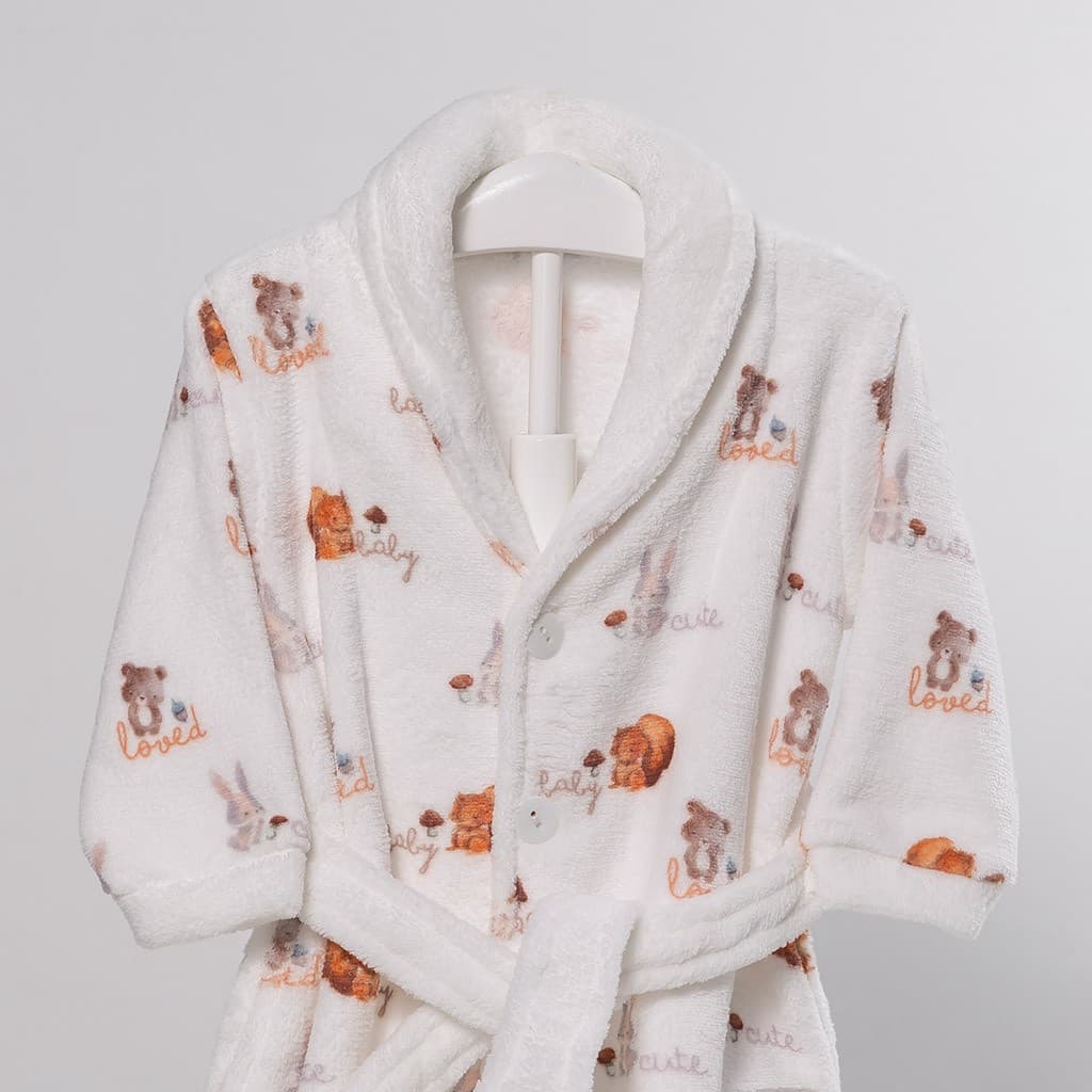 Bata Bebé Coralina Abotonada con Cinturón Privata PV25061