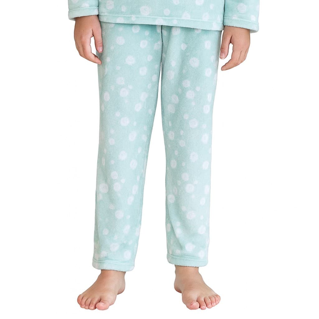 Pyjama fille Kinanit 525100454 en élasthanne doux avec imprimé cœur