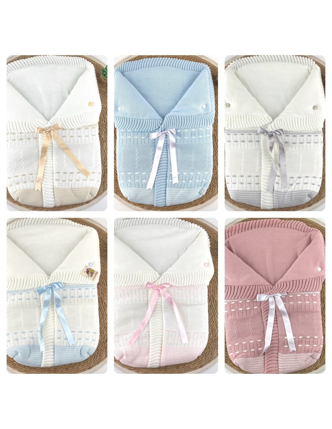 Veste tricotée avec nœud et fermeture éclair invisible LA CASITA DE PEPITO 2987/3187/2787/2587