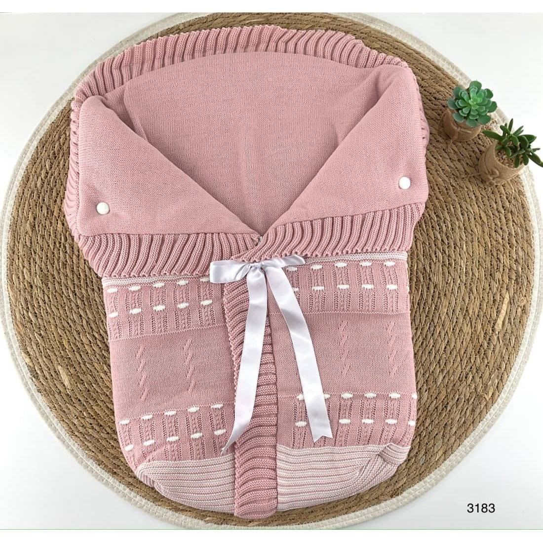 Veste tricotée avec nœud et fermeture éclair invisible LA CASITA DE PEPITO 2987/3187/2787/2587