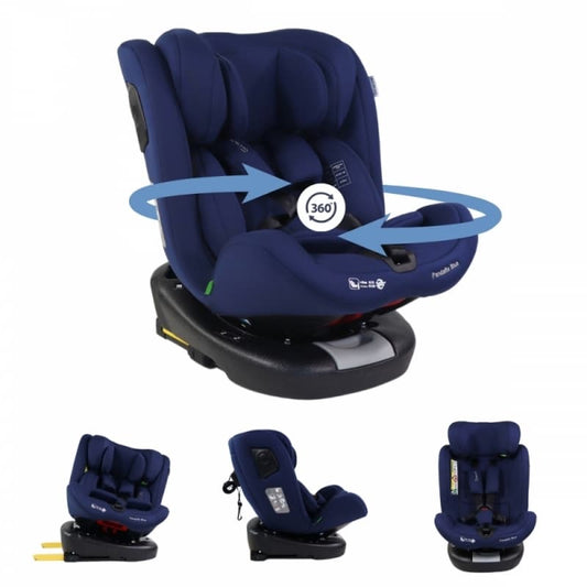 Silla de coche infantil Pandafix Azul 360º reclinable (0-12 años, 40-150 cm) – Seguridad y confort Mobiclinic