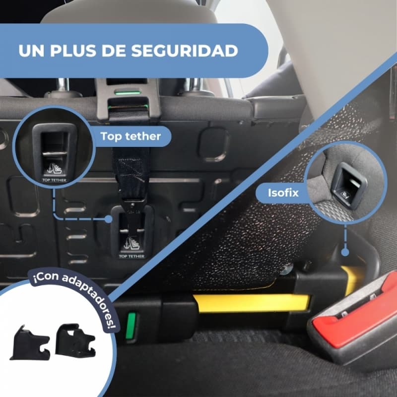 Silla de coche infantil Pandafix Gris 360º reclinable (0-12 años, 40-150 cm) – Seguridad y confort Mobiclinic (Copia)