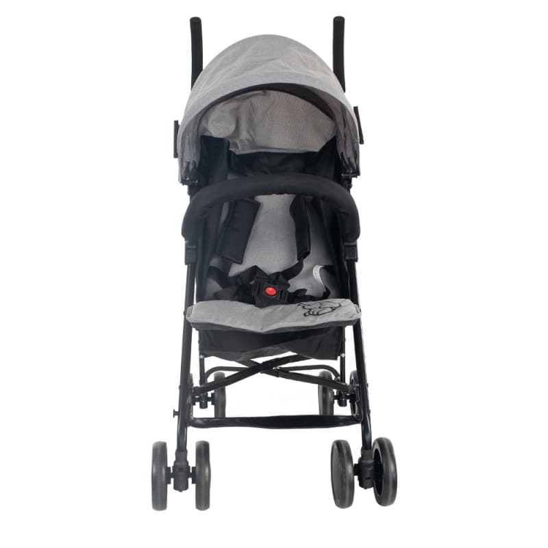 Silla de paseo Elefant Gris Mobiclinic Reclinable, ligera y plegable Hasta 15 kg Con capota y cesta portaobjetos