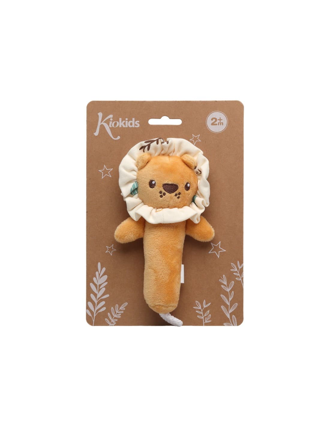 Sonajero León 18 cm KioKids 521105347 – Suave, ligero y perfecto para sus primeras exploraciones