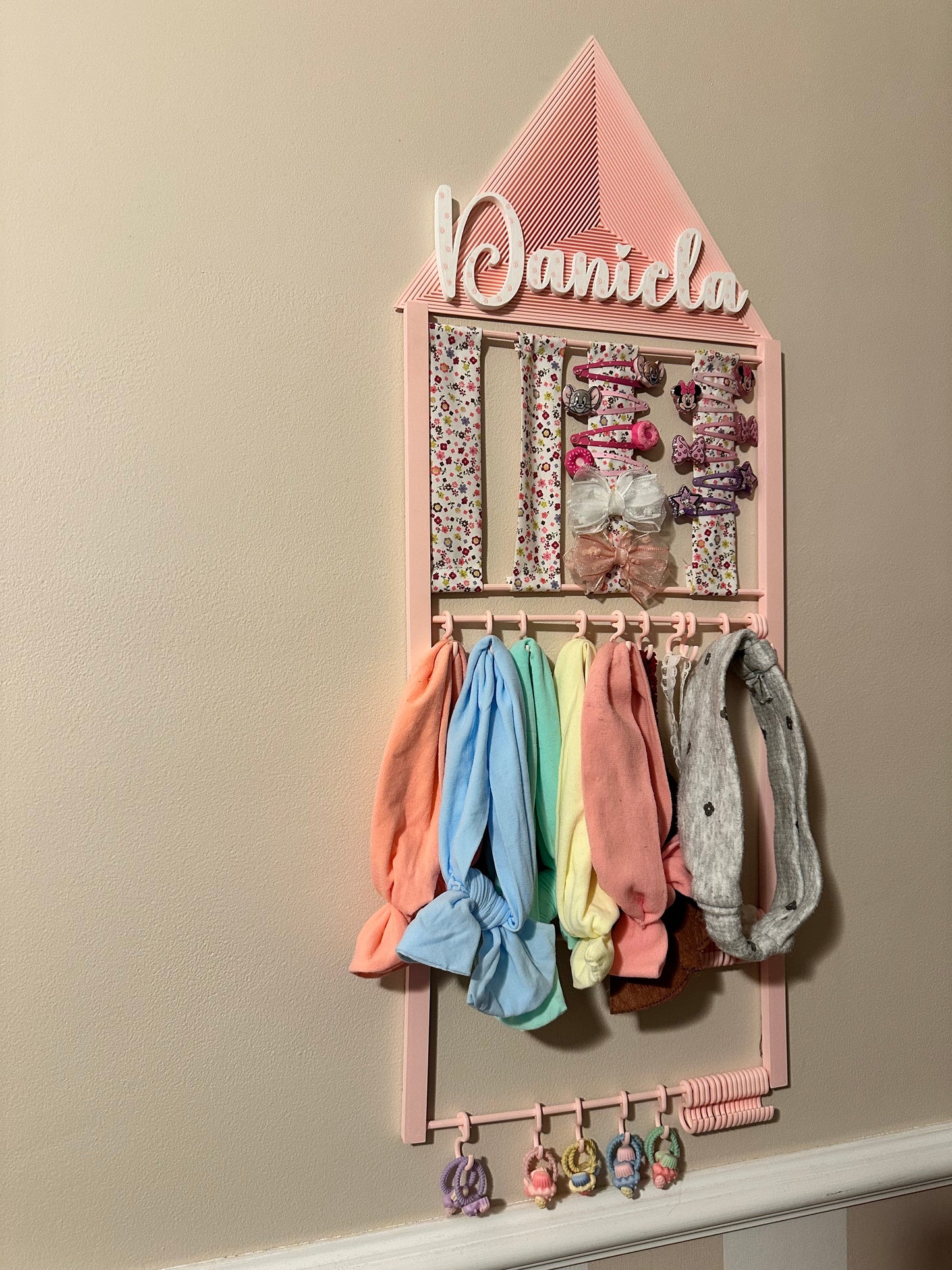 Organizador Personalizado de Accesorios para el Cabello Infantil