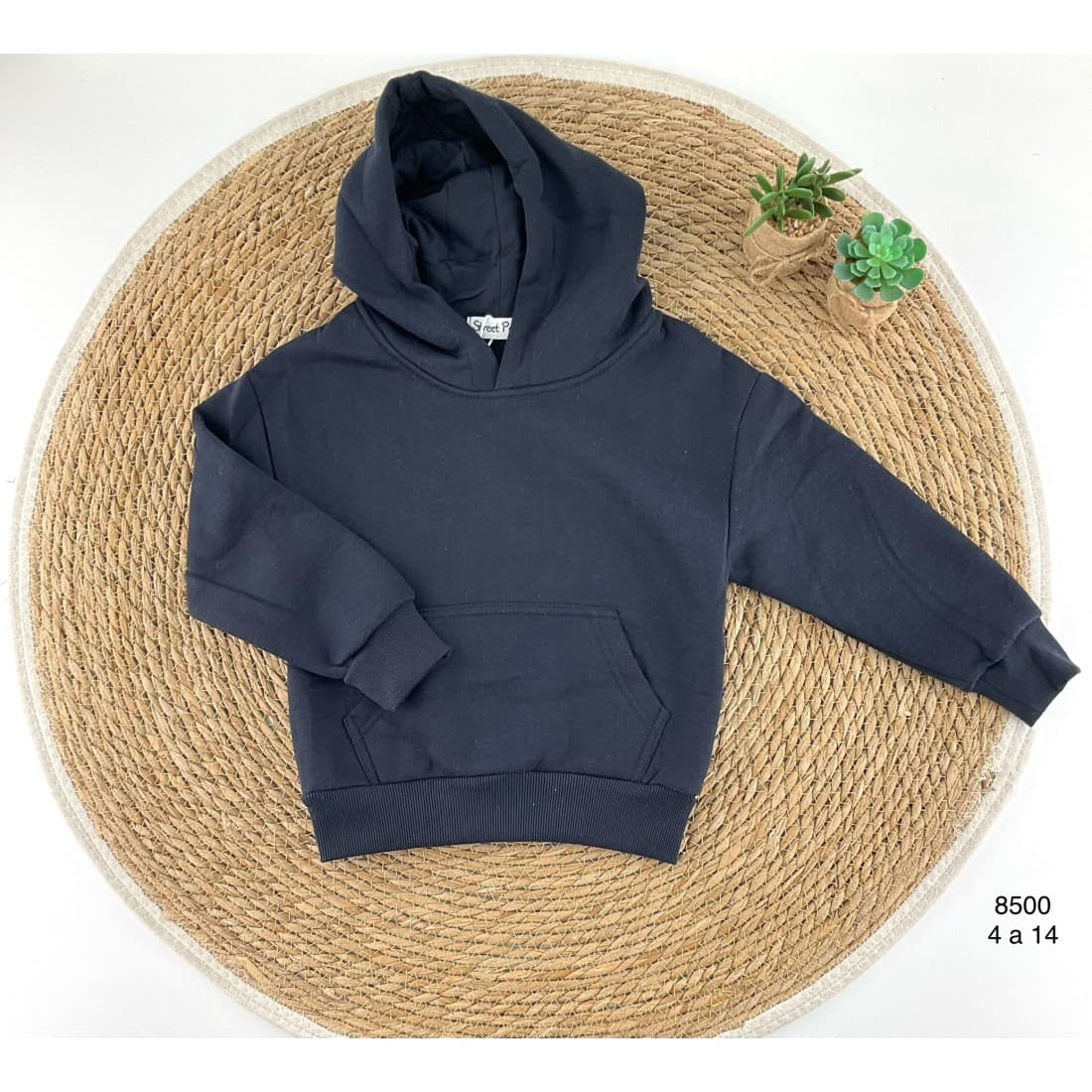 Sweatshirt com capuz de inverno para menino com bolso canguru 522108500 (4 a 14 anos)