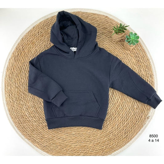 Sweatshirt com capuz de inverno para menino com bolso canguru 522108500 (4 a 14 anos)
