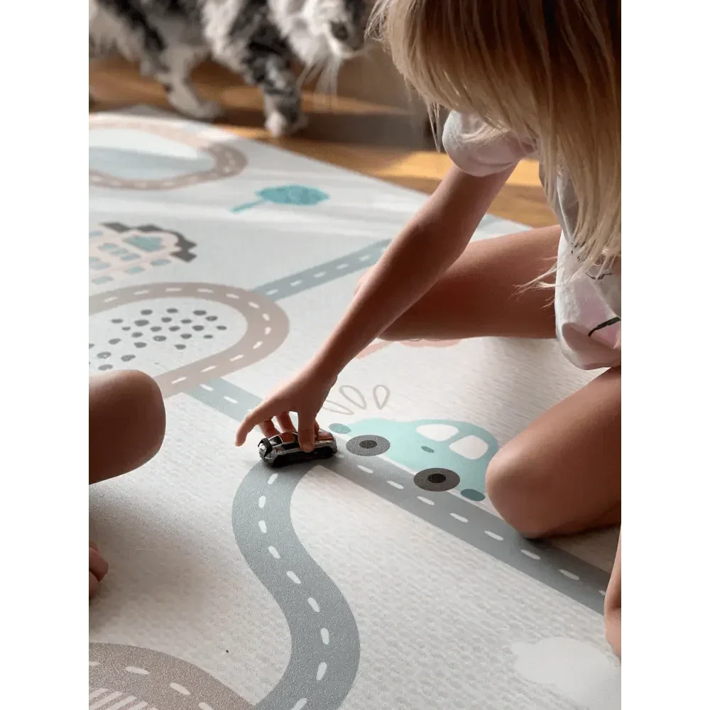 Alfombra Vinilica 120x160 Mod. CITY - SUEÑOS DE CIGUEÑA