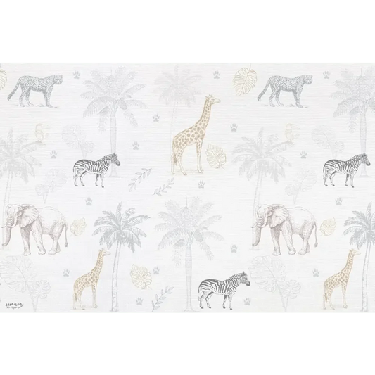 Alfombra Vinilica 120x160 Mod. JUNGLE- SUEÑOS DE CIGUEÑA