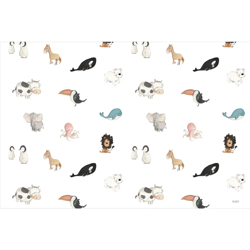 Alfombra Vinilica 120x160 SDC ANIMALS