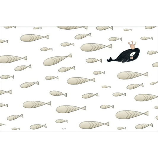 Alfombra Vinilica 120x160 SDC BALLENA