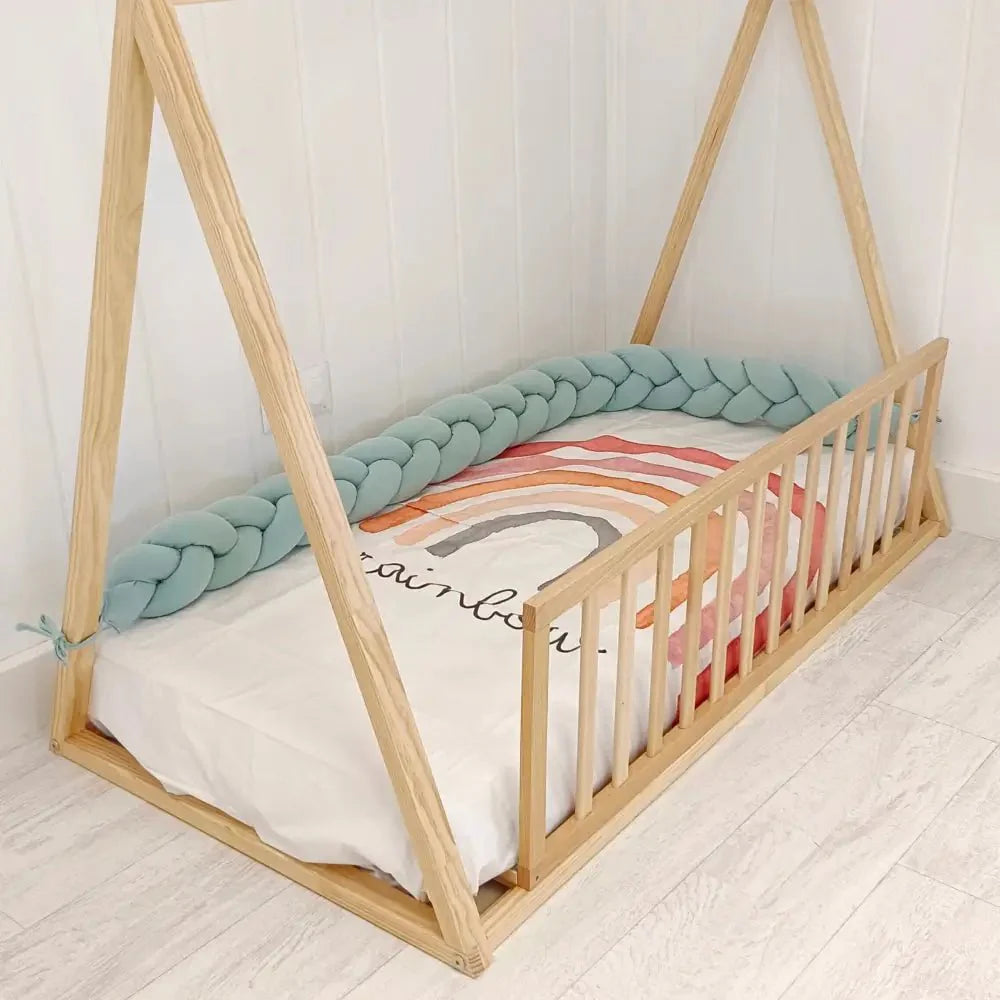 Trenza Protector de Cuna 180cm MENTA