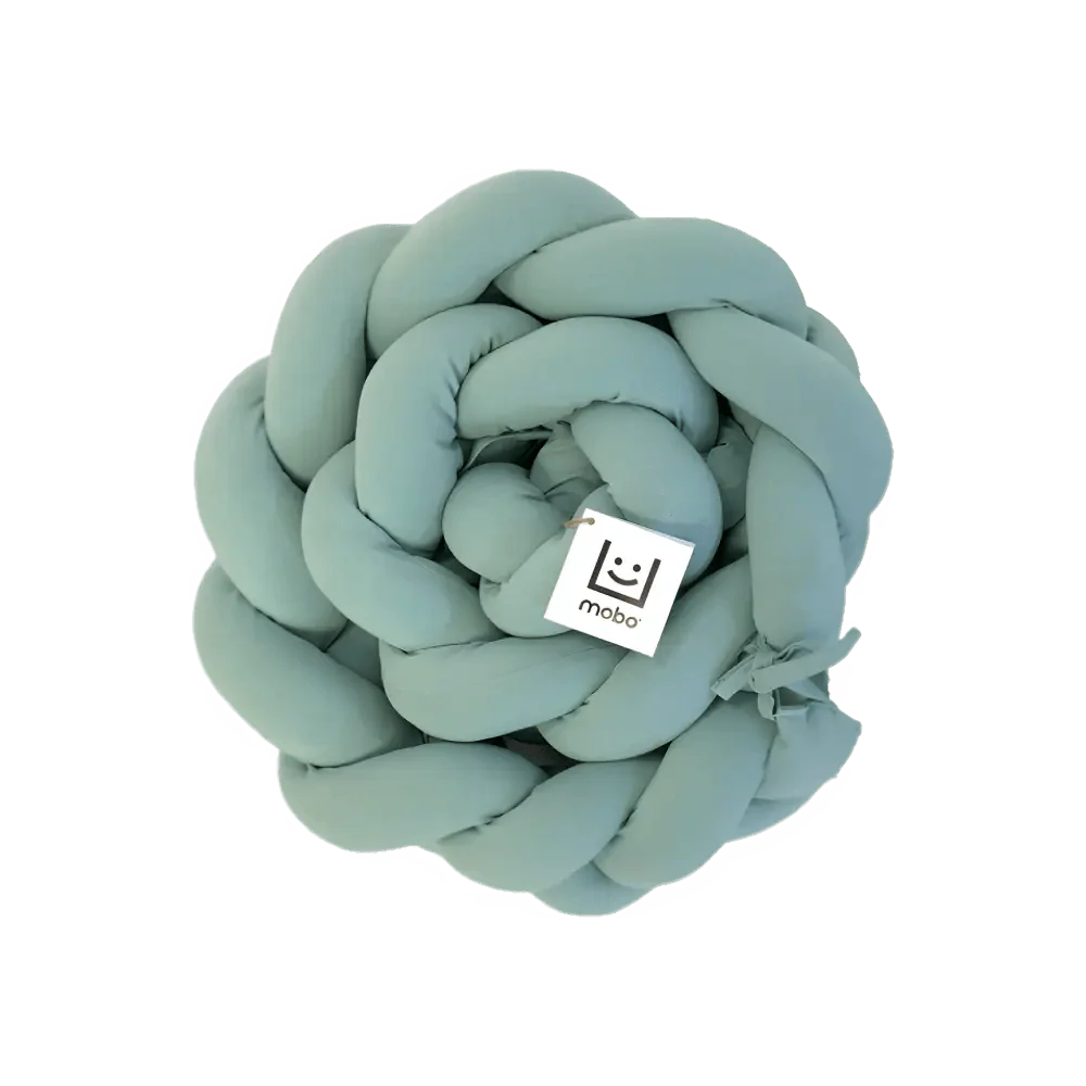 Trenza Protector de Cuna 180cm MENTA