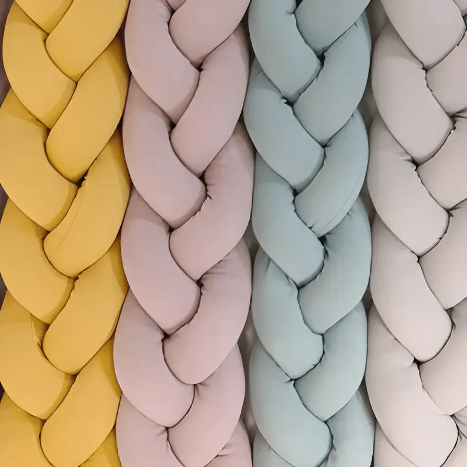 Trenza Protector de Cuna 180cm MENTA