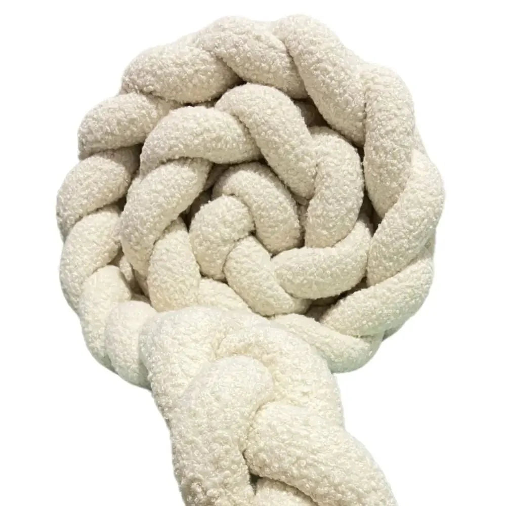 Trenza Protectora de Cuna y cama 200cm BOUCLE BLANCO