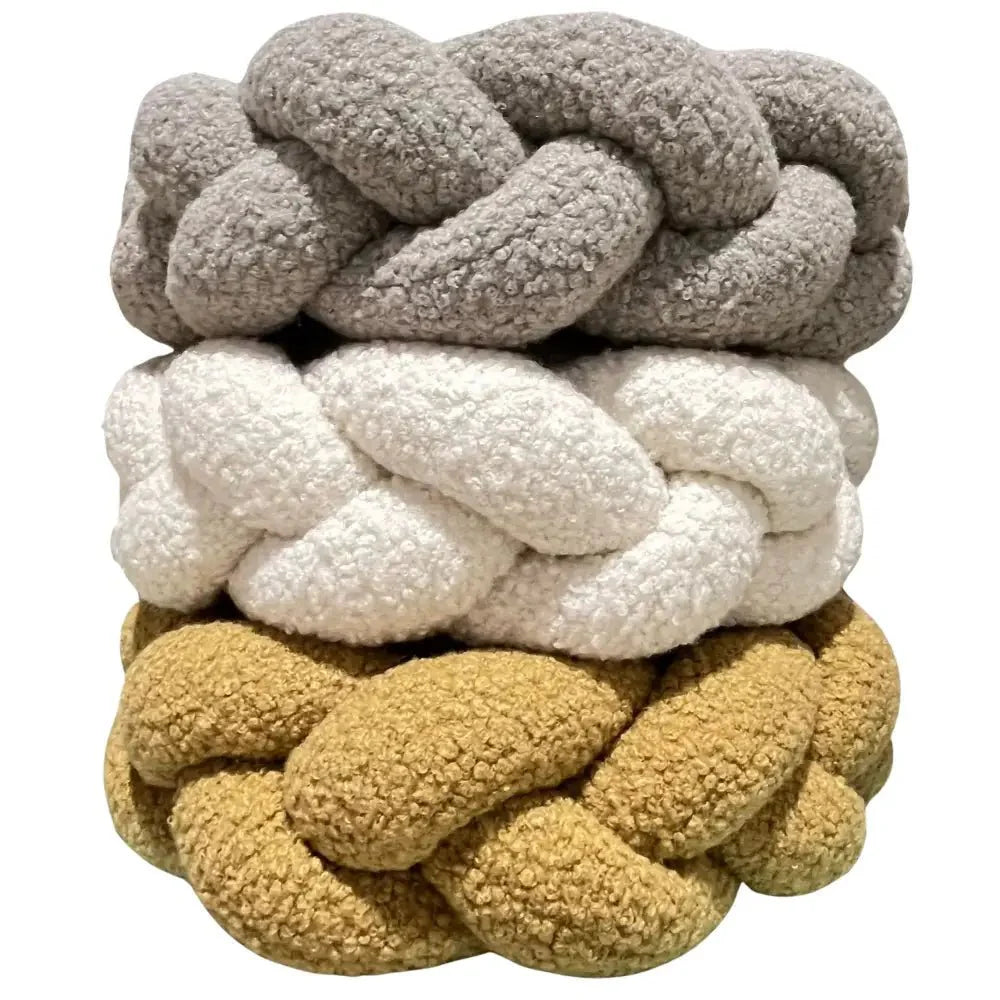 Trenza Protectora de Cuna y cama 200cm BOUCLE BLANCO