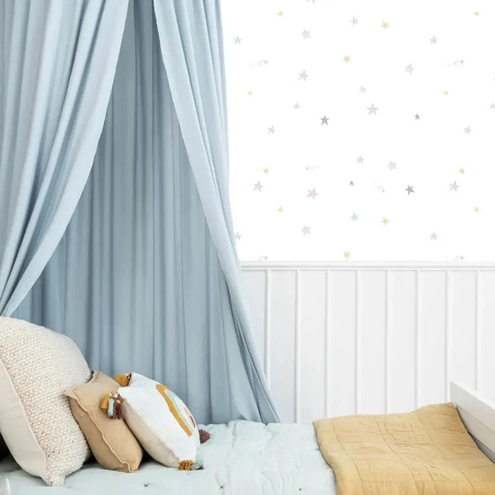 Papel Pintado ESTRELLAS ACUARELA tonos pastel