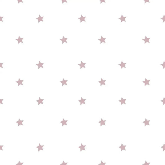 Papel Pintado ESTRELLAS Rosa empolvado