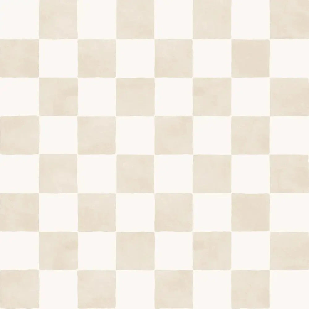 Papel Pintado Infantil "Damas" Acuarela Beige