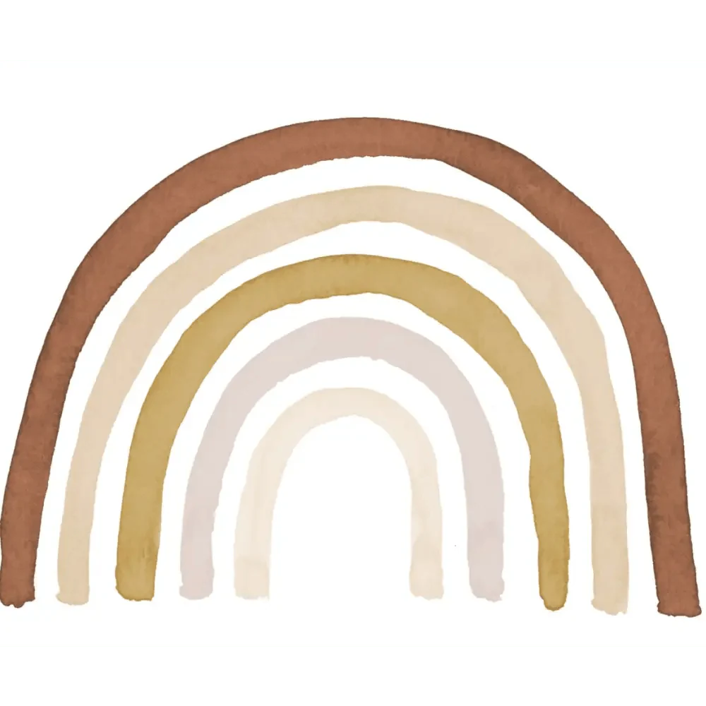 Vinilo infantil reposicionable Infantil RAINBOW TOFFEE