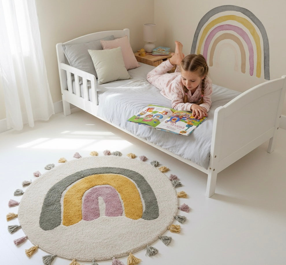 Vinilo Reposicionable Infantil RAINBOW MOSS - SUEÑOS DE CIGUEÑA