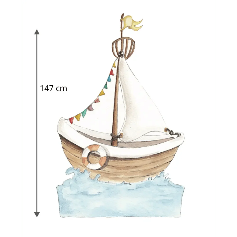 Vinilo Cabecero Barco LITTLE BOAT