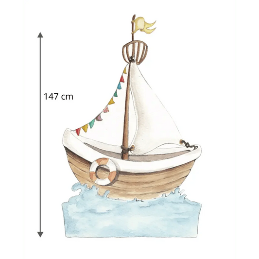 Vinilo Cabecero Barco LITTLE BOAT