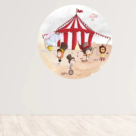 Vinilo Circle Ø95cm "EL CIRCO"
