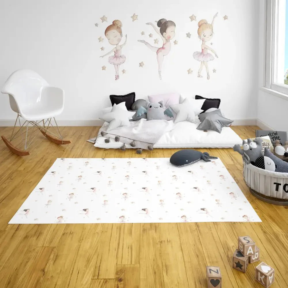 Vinilo de Tela Infantil. BAILARINAS Colección BAILAMOS