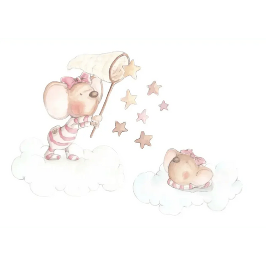 Vinilo Decorativo Infantil ATRAPANDO UNA ESTRELLA