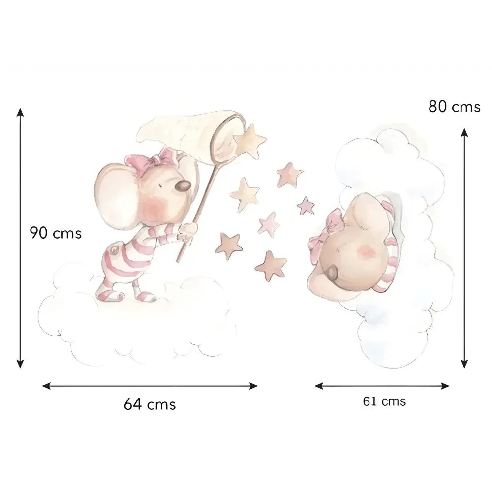 Vinilo Decorativo Infantil ATRAPANDO UNA ESTRELLA