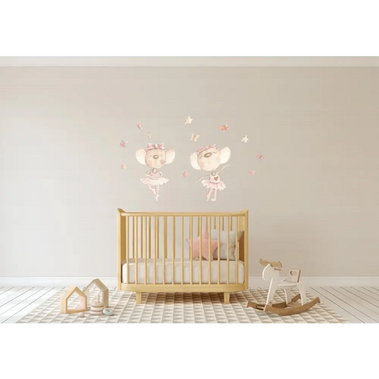 Vinilo Decorativo Infantil BAILANDO CON MARIPOSAS