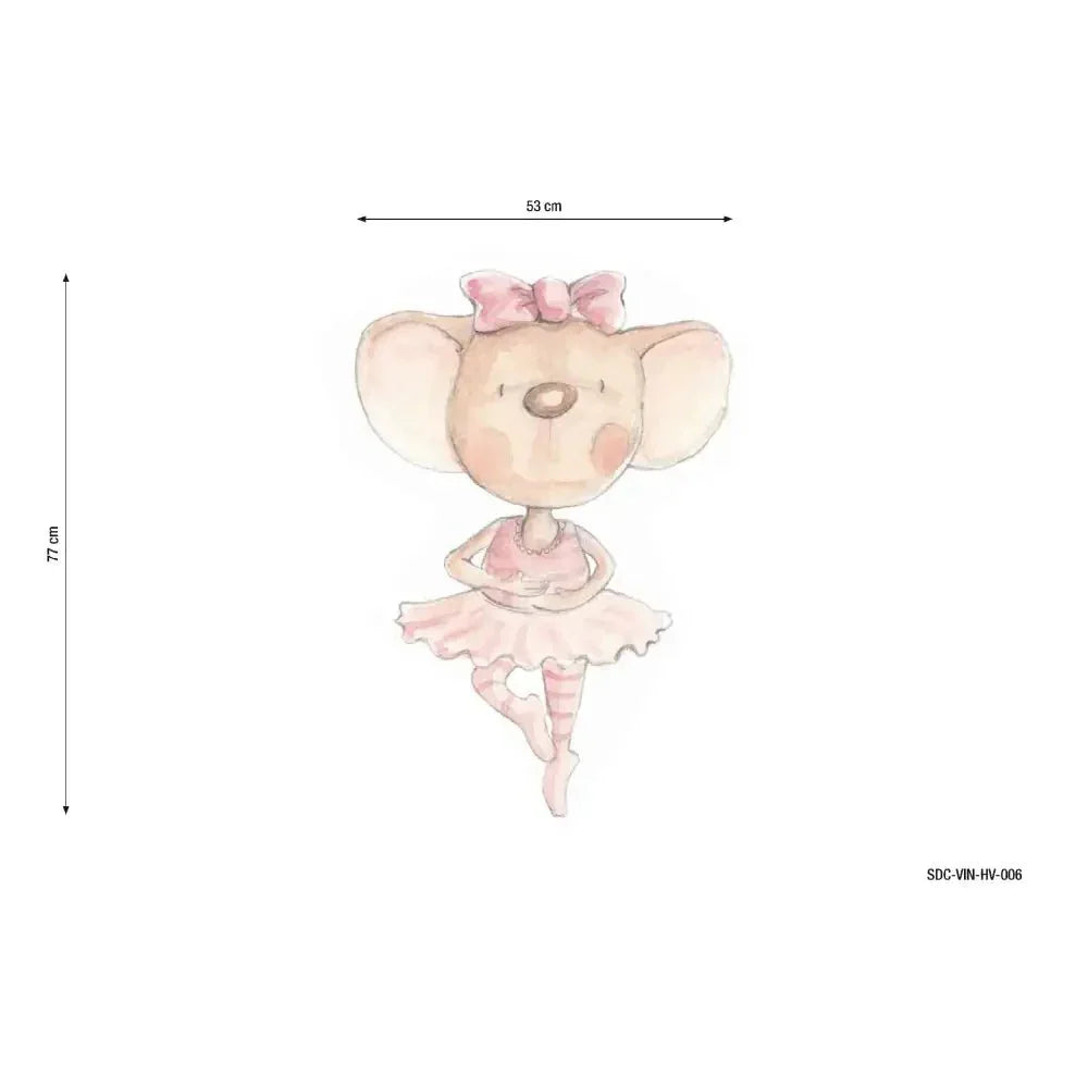 Vinilo Decorativo Infantil BAILANDO CON MARIPOSAS