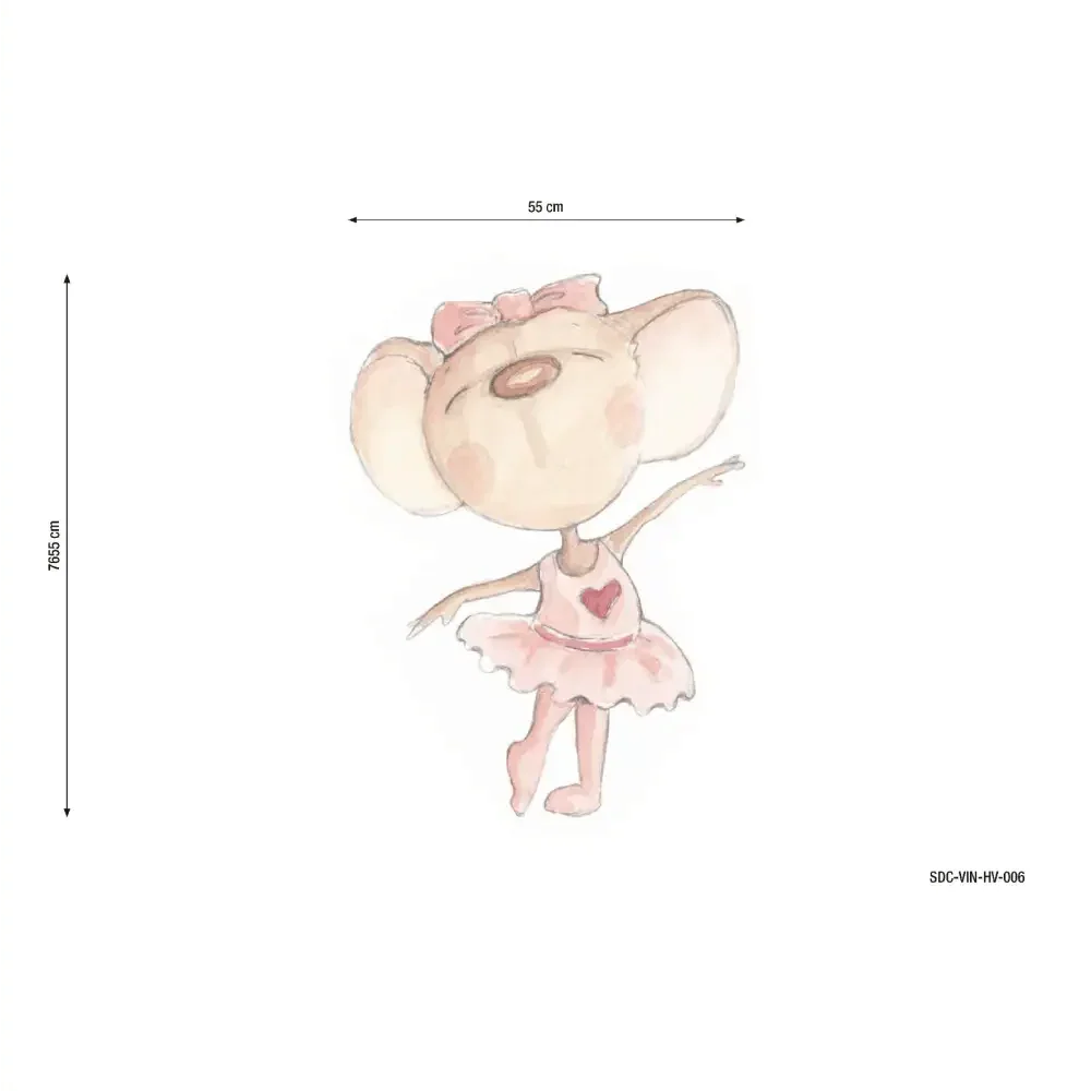 Vinilo Decorativo Infantil BAILANDO CON MARIPOSAS