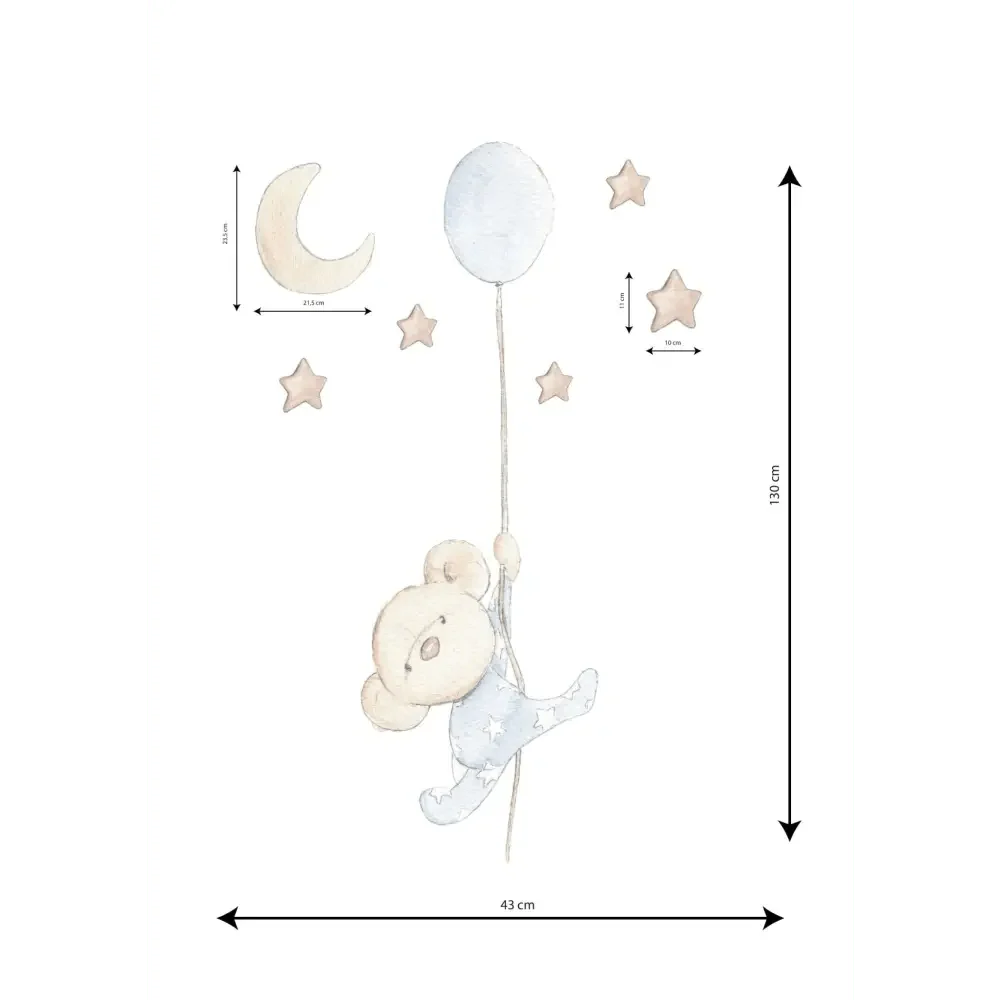 Vinilo Decorativo Infantil BALLOON BOY - SUEÑOS DE CIGUEÑA