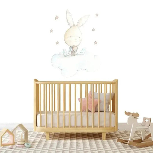 Vinilo Decorativo Infantil BLUE DREAMS - SUEÑOS DE CIGUEÑA