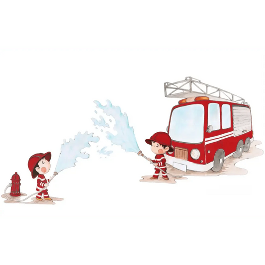 Vinilo Decorativo Infantil BOMBEROS