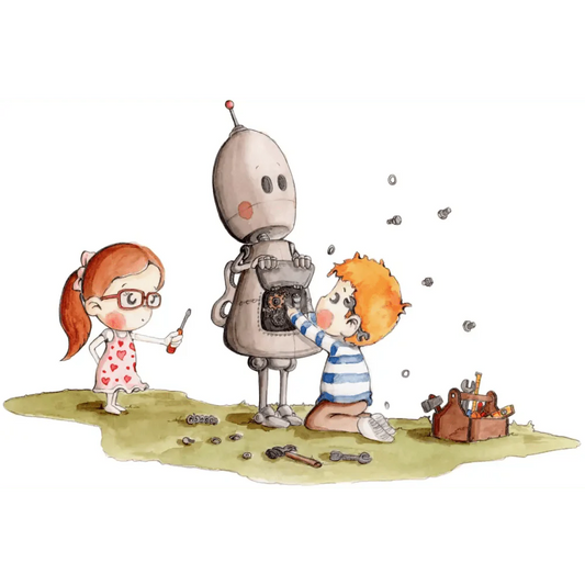 Vinilo Decorativo Infantil BOTTY EL ROBOT