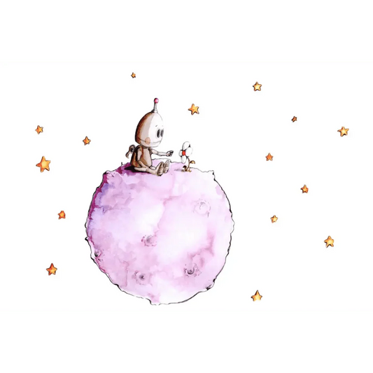 Vinilo Decorativo Infantil BOTTY EN EL PLANETA