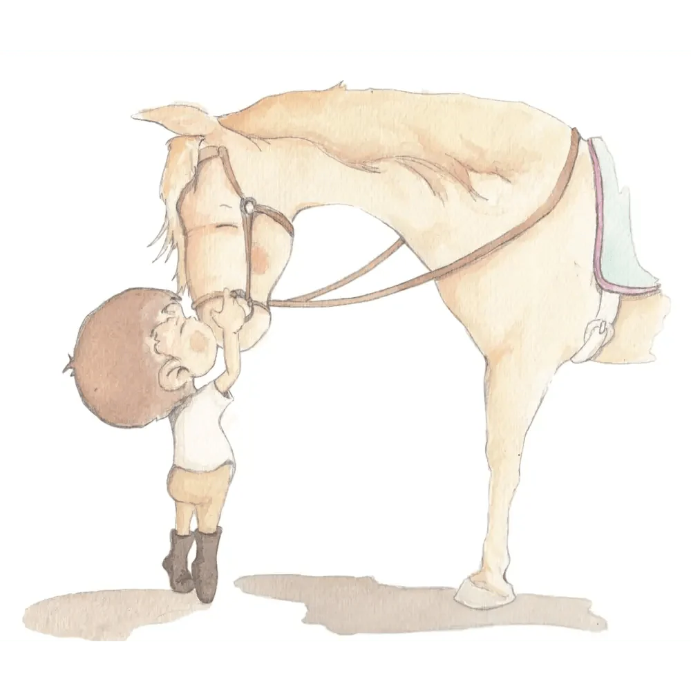 Vinilo Decorativo Infantil Caballos BEST FRIEND BOY - SUEÑOS DE CIGUEÑA