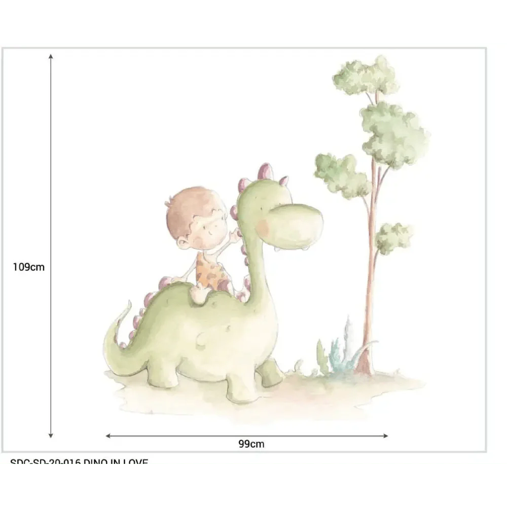 Vinilo Decorativo Infantil Dinosaurio LINO & DINO