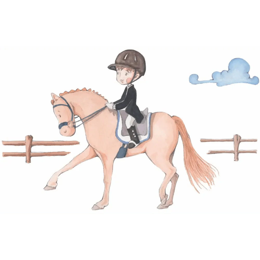 Vinilo Decorativo Infantil JINETE